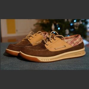 Timberland Men 2-Eye Boat Shoes Birch Blue